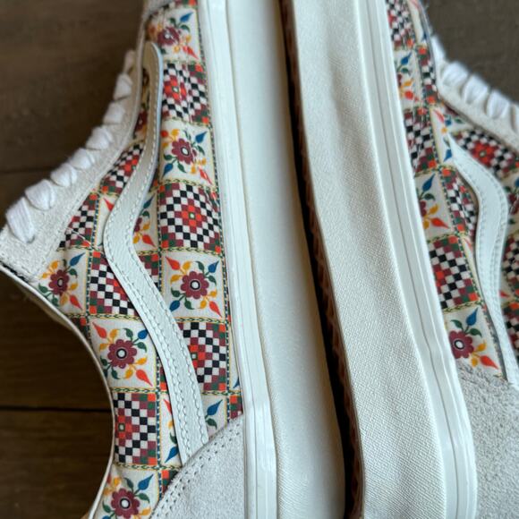 VANS Old Skool 36 DX Anaheim Factory Tile Check Floral Skate Shoes M11/ W 12.5 main image 5